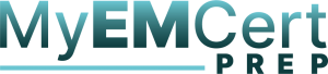 Teal MyEMCert Prep Logo